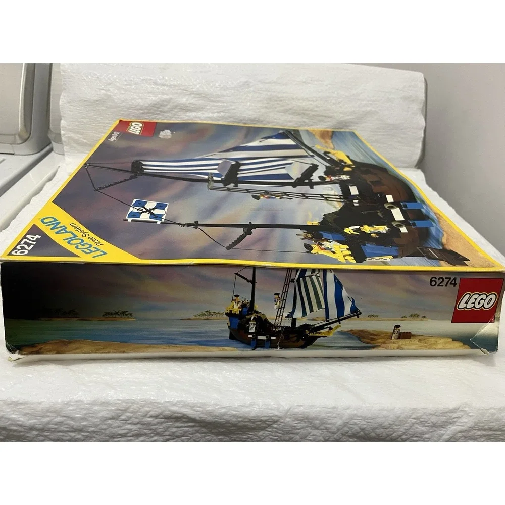 Vintage LEGO 6274 Caribbean Clipper Pirates LEGO Complete Set w/ Box Manual 1989